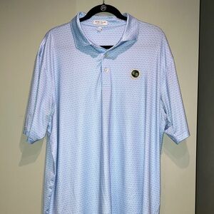 Peter Millar Light Blue Summer Comfort Polo